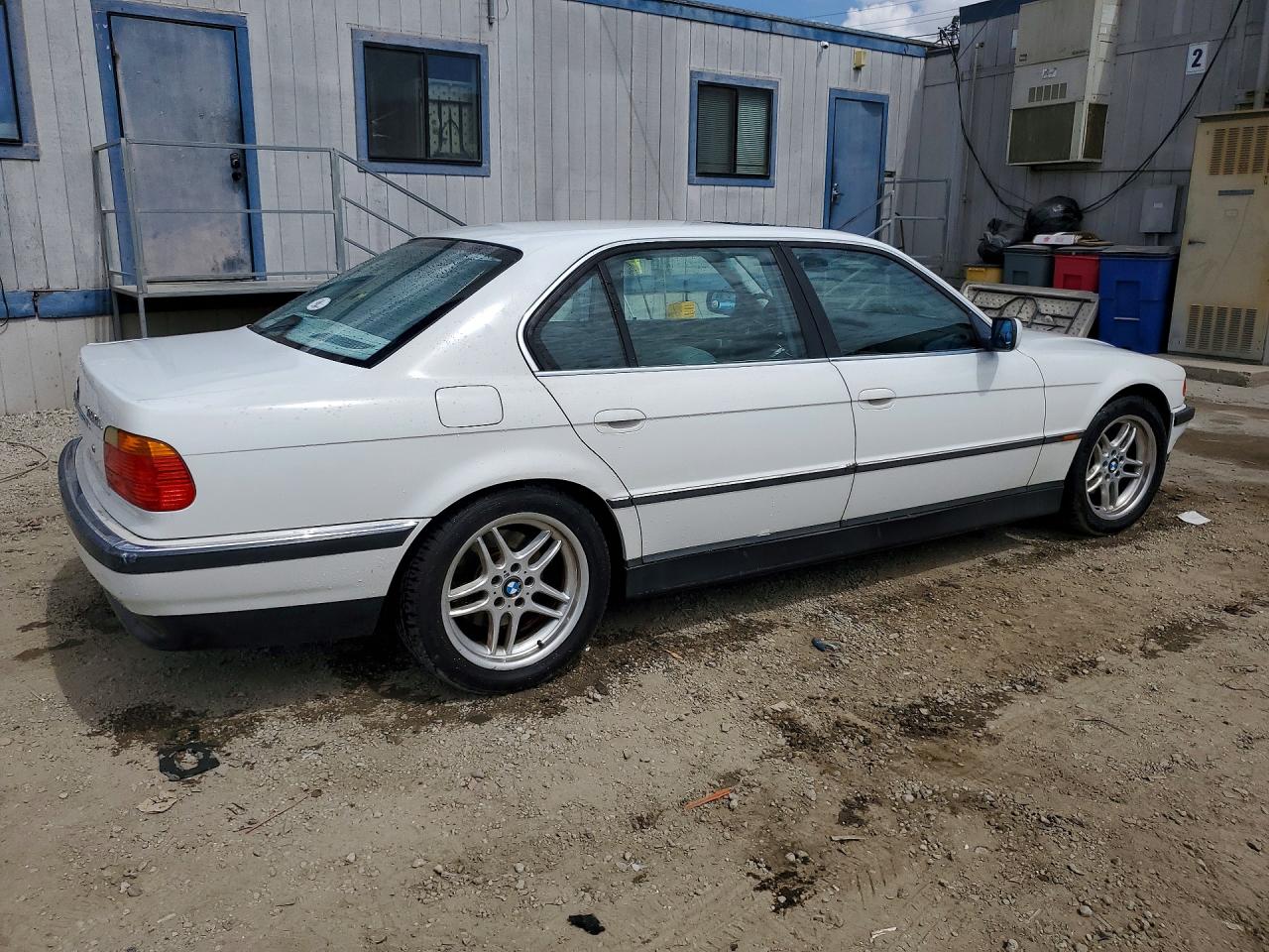 1999 Bmw 740 Il White vin: WBAGH8338XDP03583