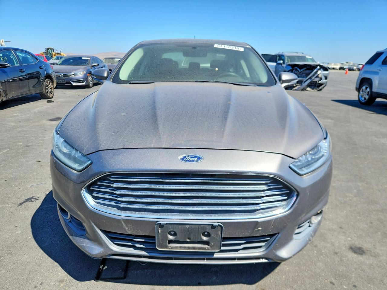 2014 Ford Fusion Se Gray vin: 3FA6P0HD0ER317108