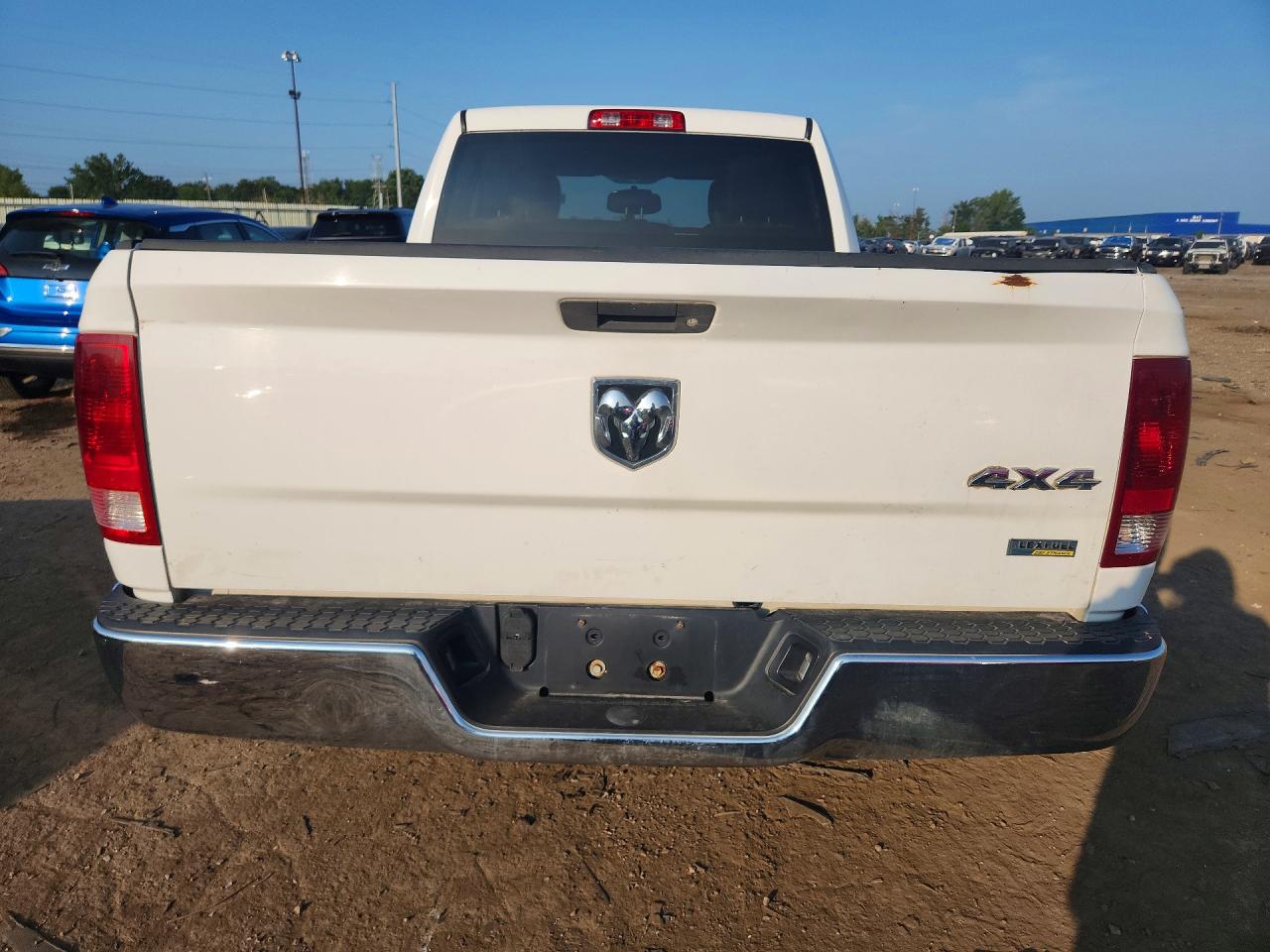 2011 Dodge Ram 1500 White vin: 1D7RV1GP6BS686236