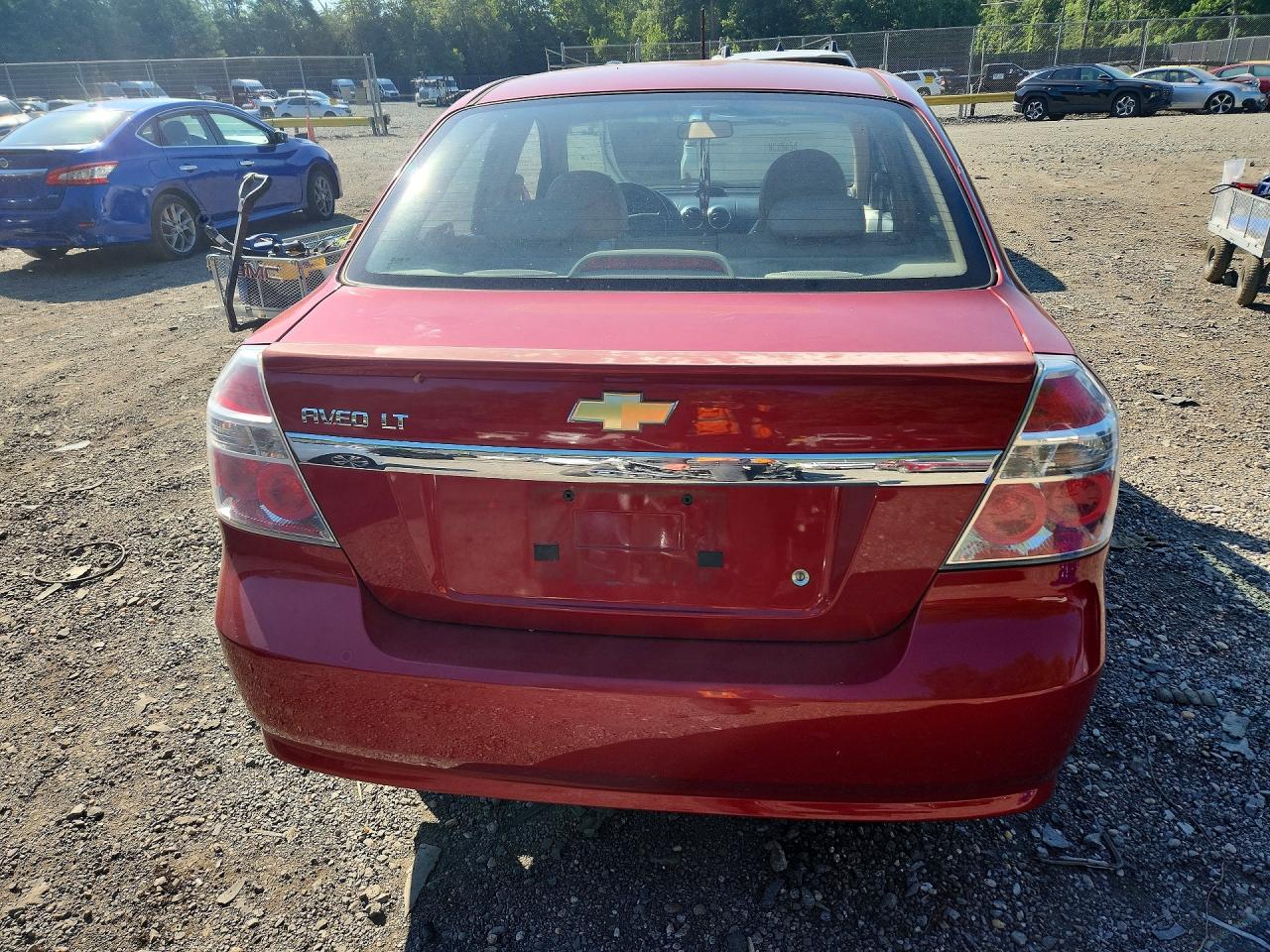 2011 Chevrolet Aveo Lt Red vin: KL1TG5DEXBB195261