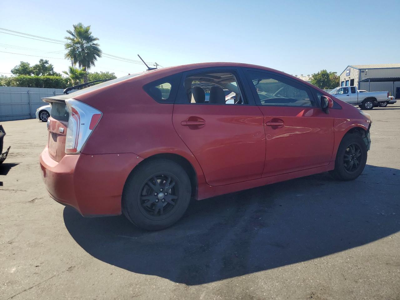 2012 Toyota Prius Three Red vin: JTDKN3DU1C1544157