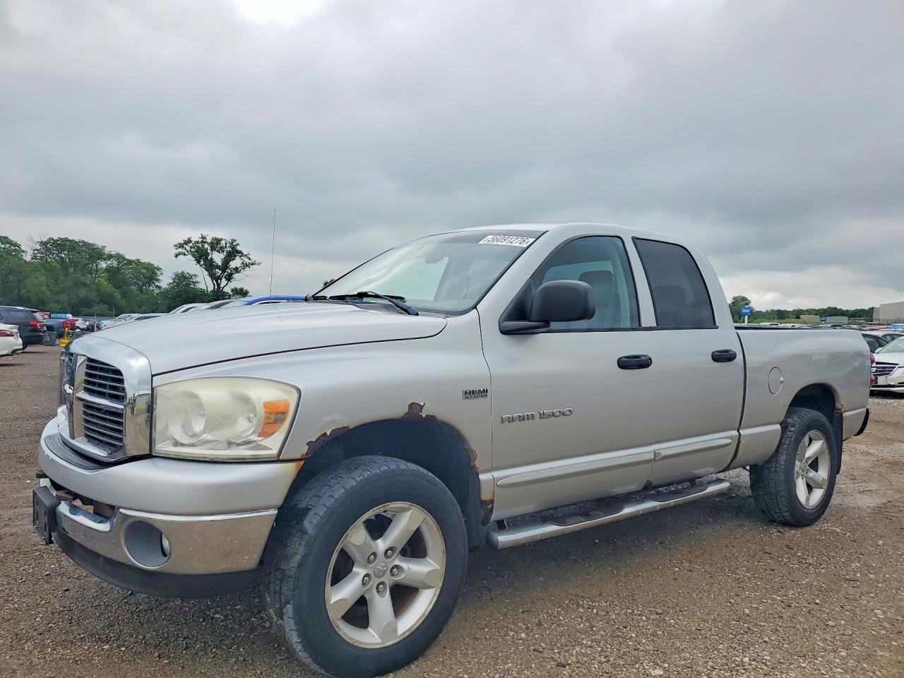 2007 Dodge Ram 1500 St Silver vin: 1D7HU18207S163545