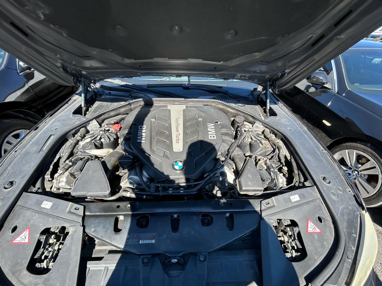 2014 Bmw 750 Li Black vin: WBAYE8C5XED134439