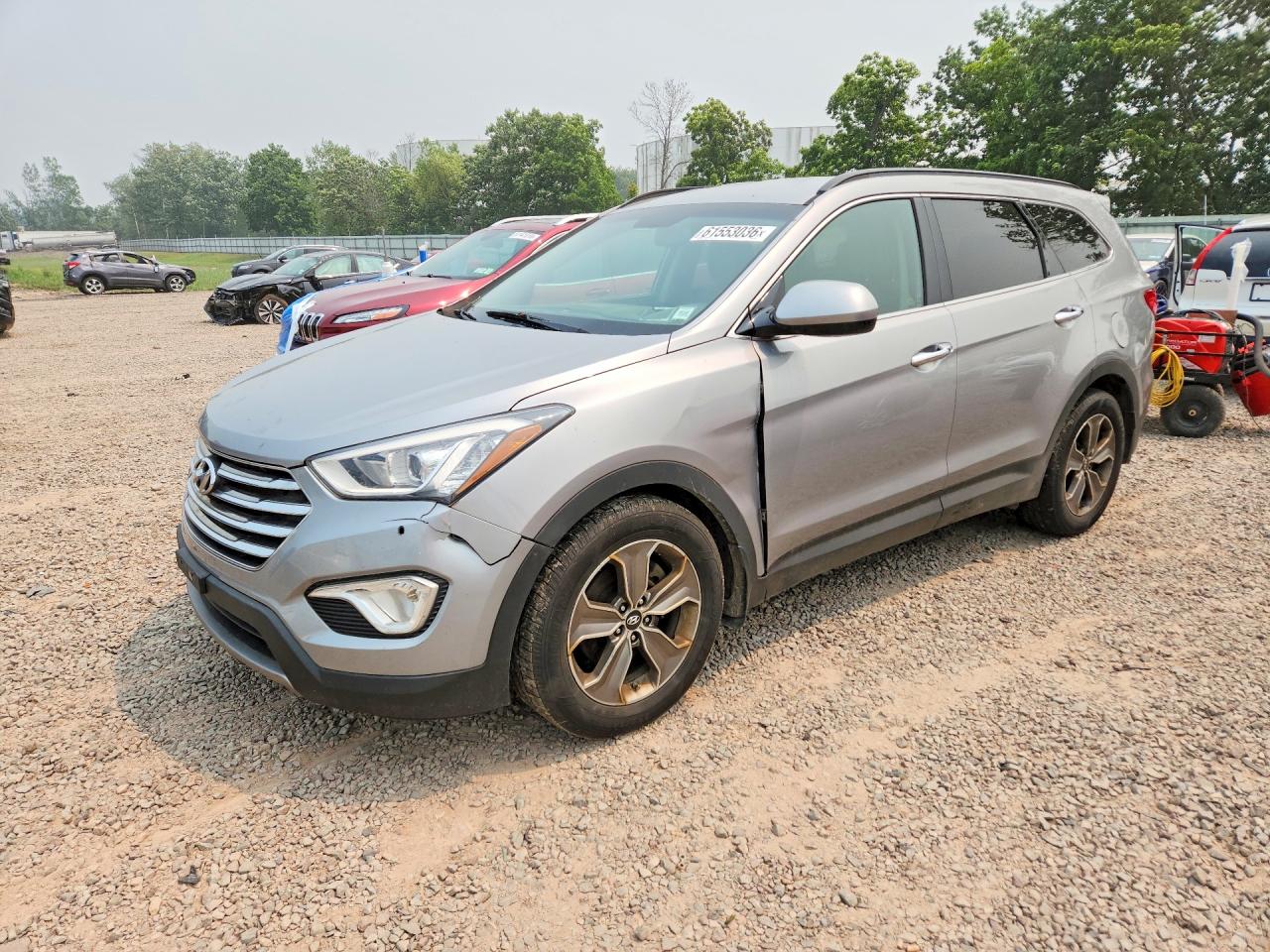 2014 Hyundai Santa Fe Gls Silver vin: KM8SMDHF5EU079819