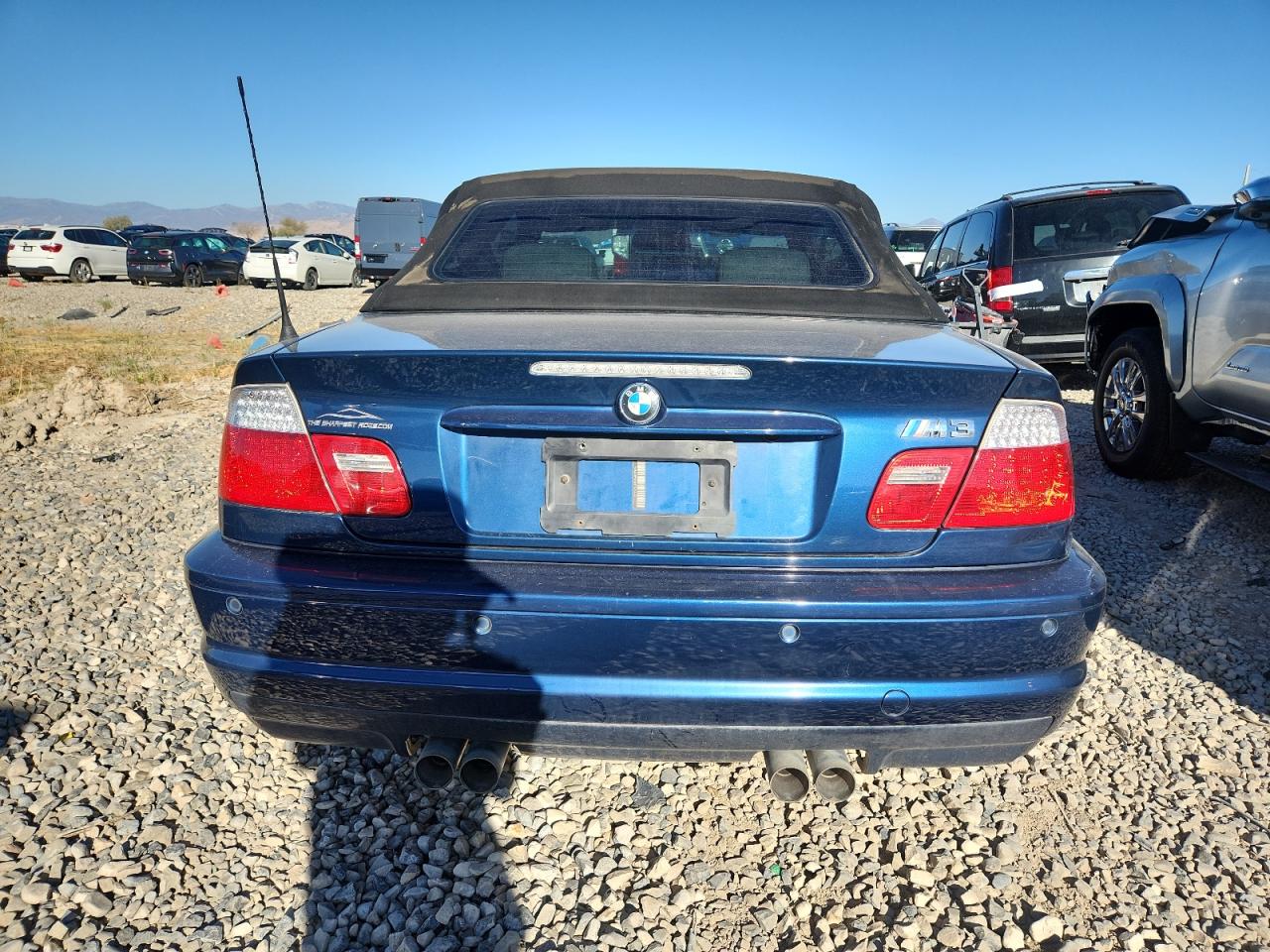 2006 Bmw M3 Синий vin: WBSBR93466PK10600