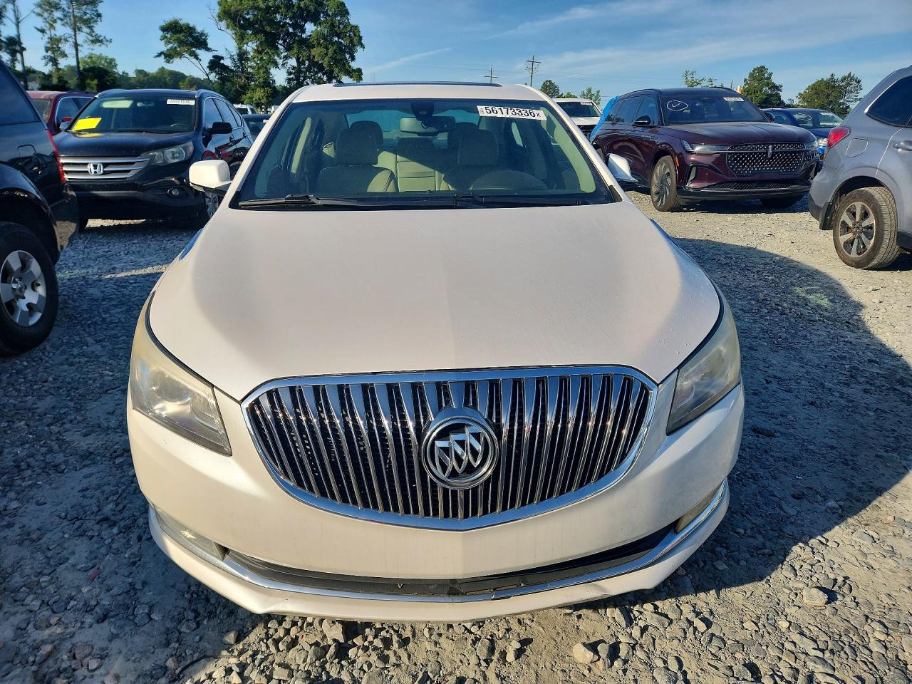 2015 Buick Lacrosse White vin: 1G4GB5GR1FF273105