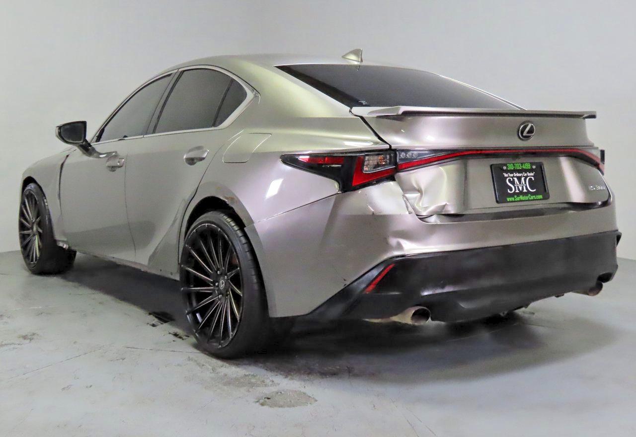 2021 Lexus Is 300 Base Silver vin: JTHAA1D20M5113277