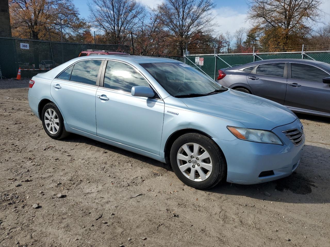 2008 Toyota Camry Hybrid Blue vin: 4T1BB46K88U046727