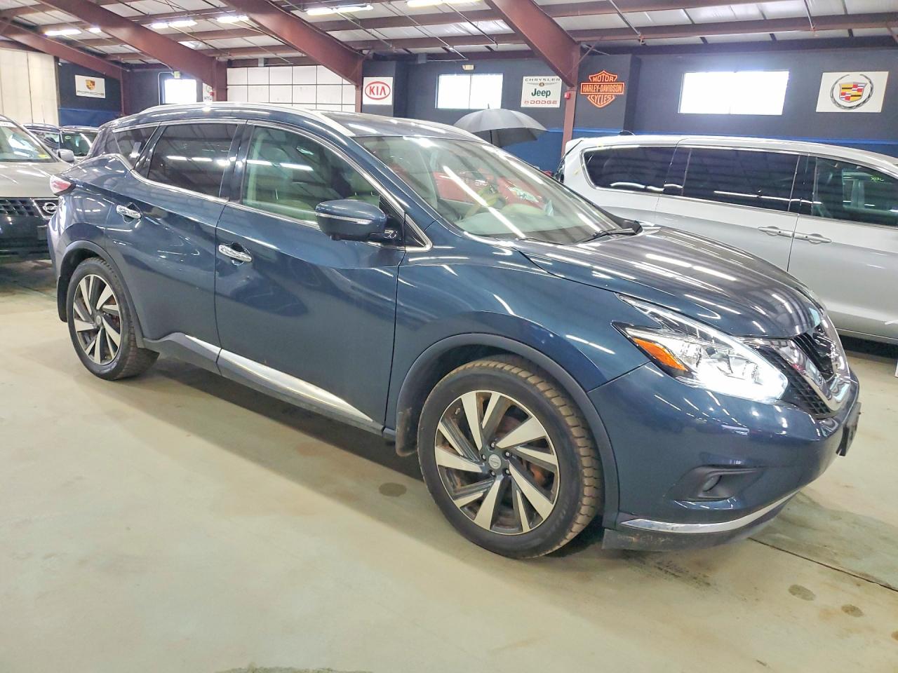 2015 Nissan Murano Platinum Blue vin: 5N1AZ2MH6FN231384