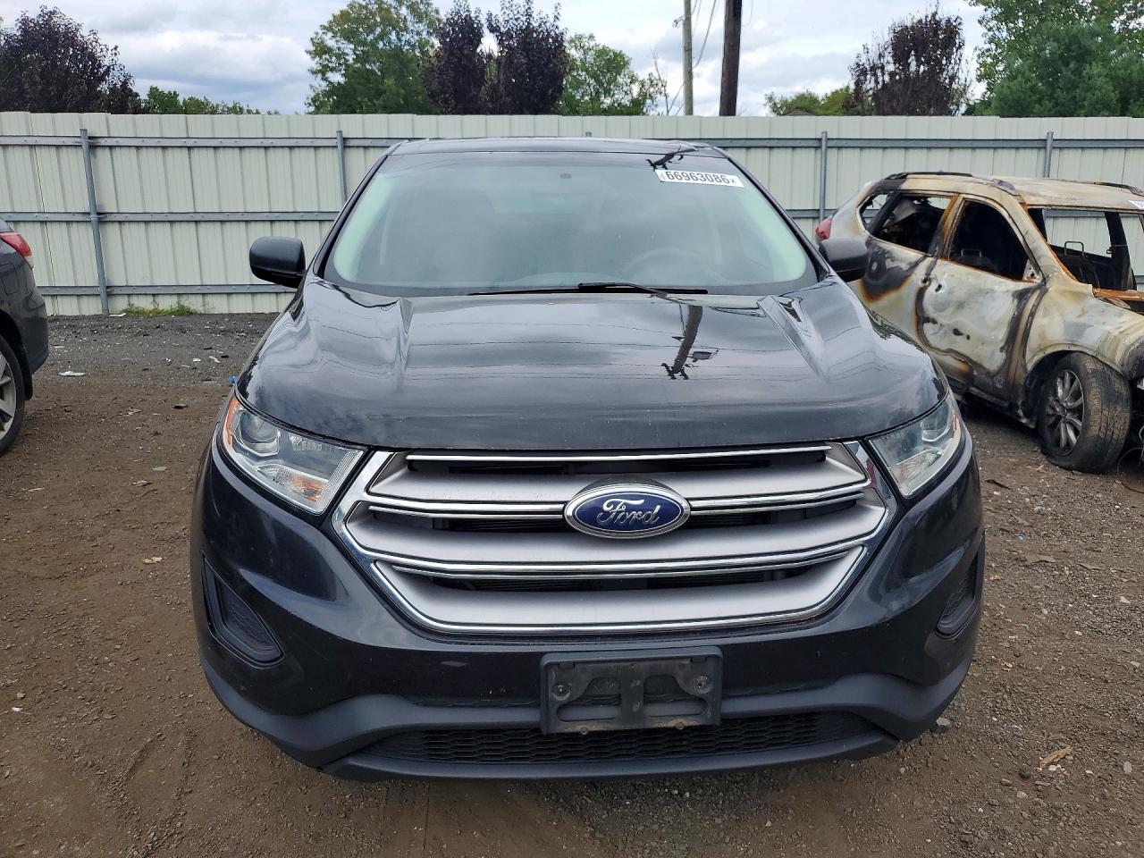 2015 Ford Edge Se Black vin: 2FMTK4G94FBC08534