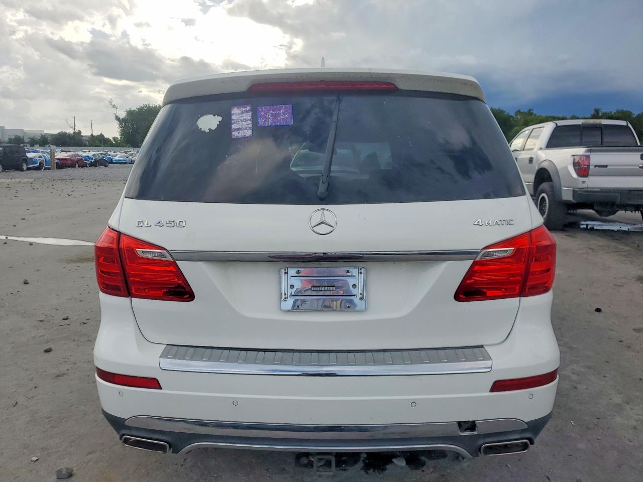 2014 Mercedes-benz Gl 450 4matic White vin: 4JGDF7CE7EA423509