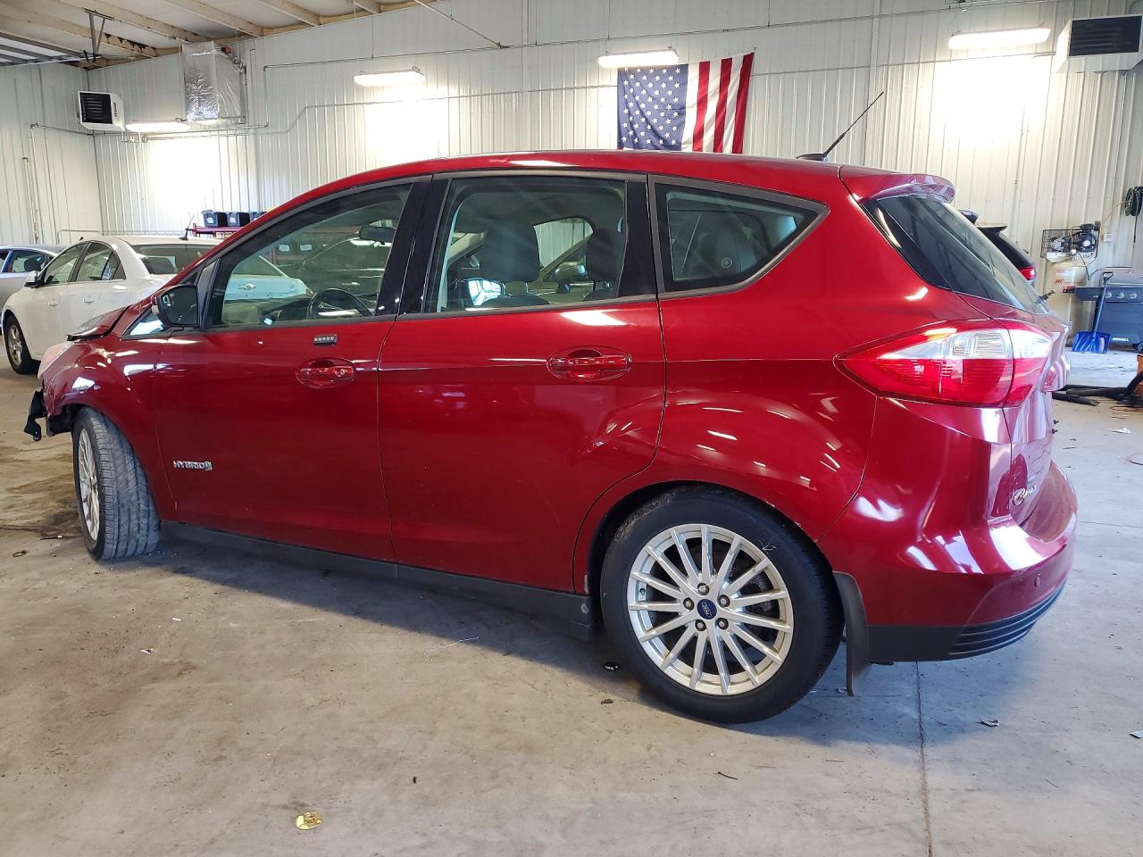 2015 Ford C-max Se Red vin: 1FADP5AUXFL109493