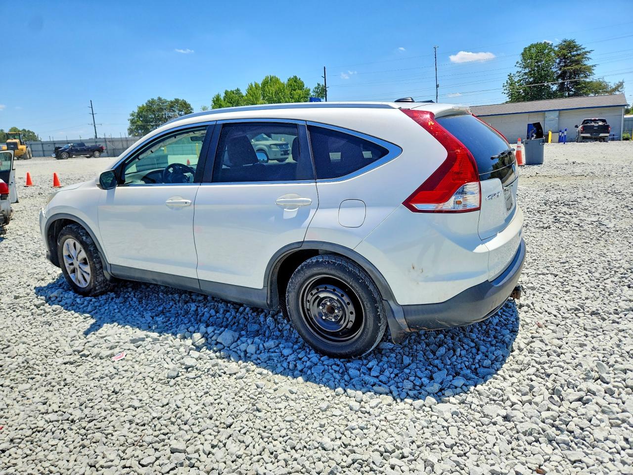 2013 Honda Cr-v Exl White vin: 5J6RM3H7XDL016820