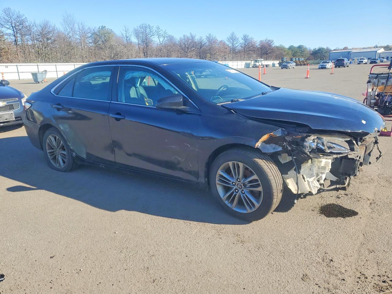 2015 Toyota Camry Se Black vin: 4T1BF1FK7FU002265