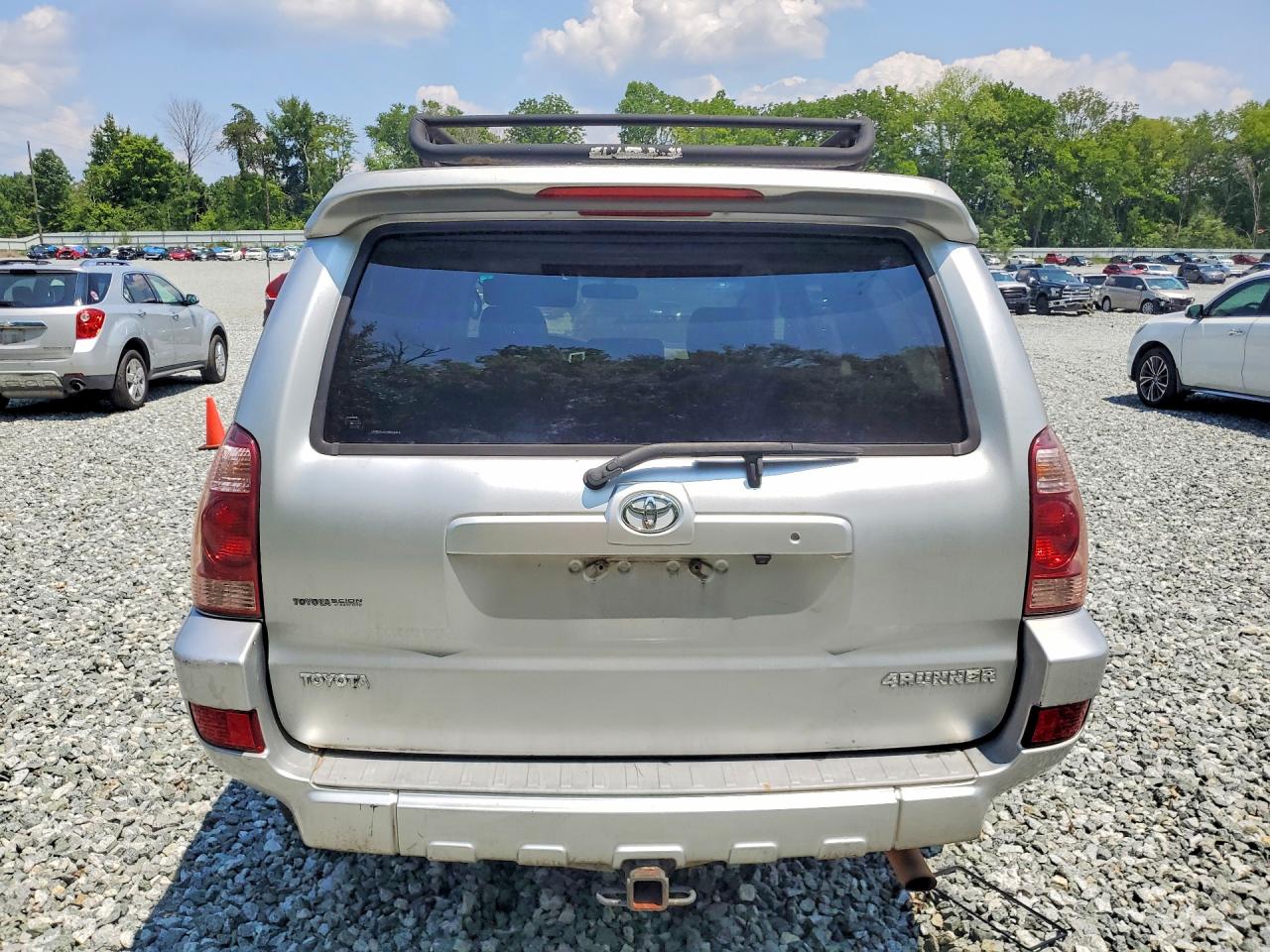 2005 Toyota 4runner Sr5 Silver vin: JTEBU14R058040062