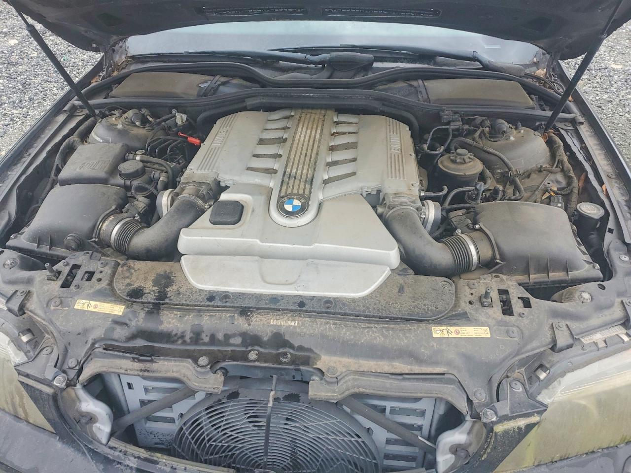 2008 Bmw 760 Li Black vin: WBAHN03538DD98899
