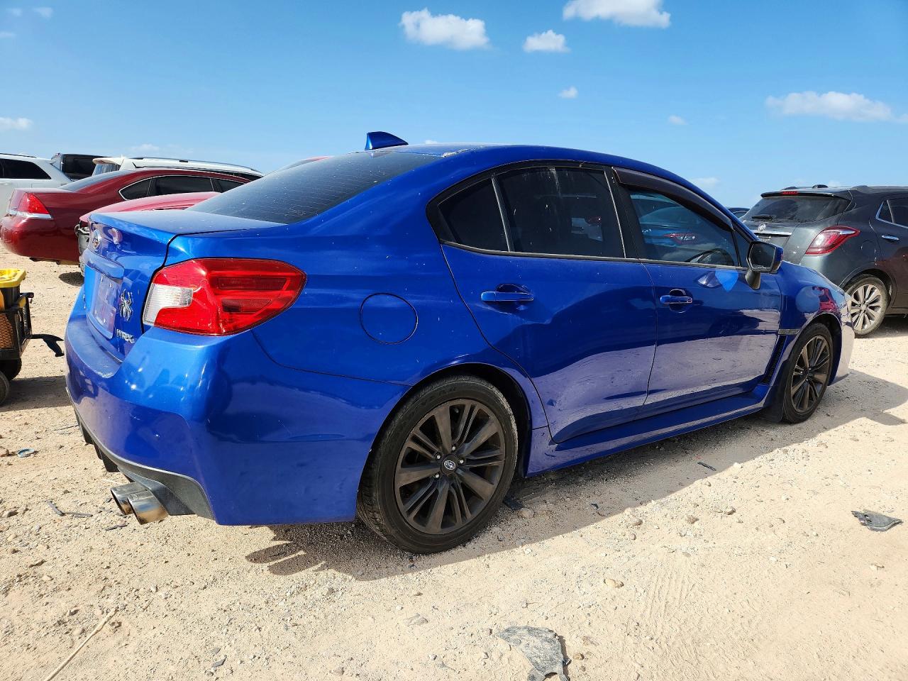 2015 Subaru Wrx Blue vin: JF1VA1A67F9822171