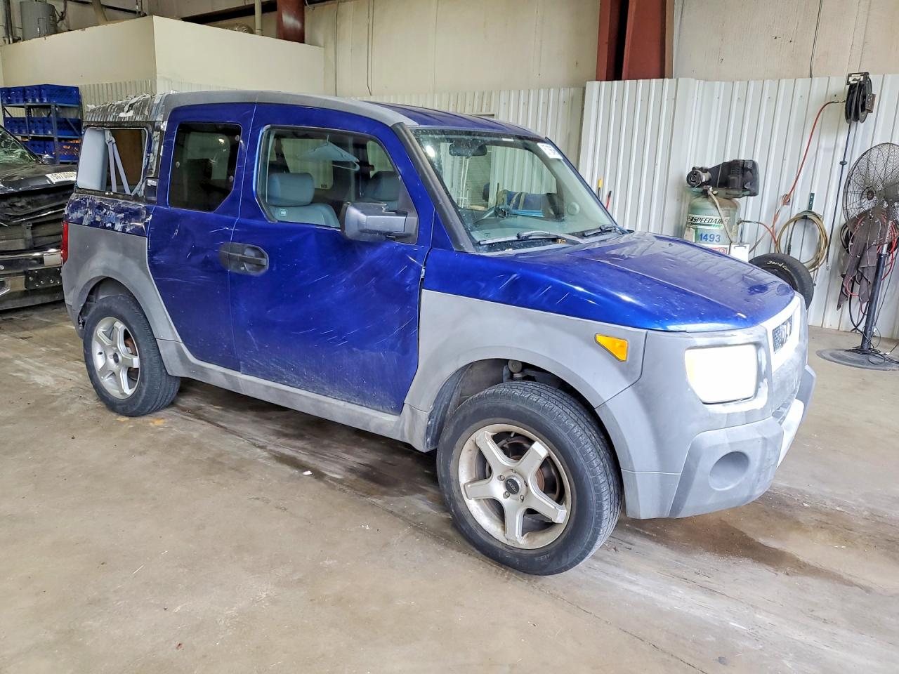 2004 Honda Element Lx Blue vin: 5J6YH27324L019512