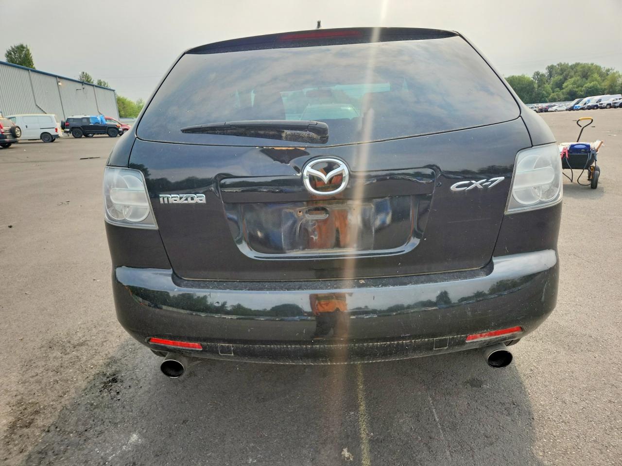 2009 Mazda Cx-7 Black vin: JM3ER29L590225216