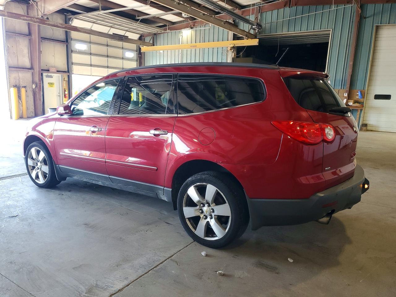 2012 Chevrolet Traverse Ltz Burgundy vin: 1GNKVLED7CJ277922