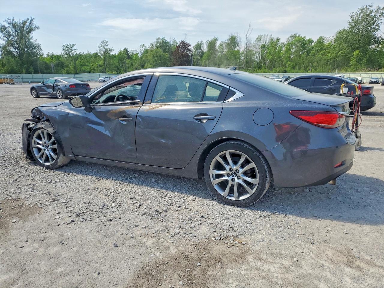 2014 Mazda 6 Grand Touring Gray vin: JM1GJ1W64E1141510