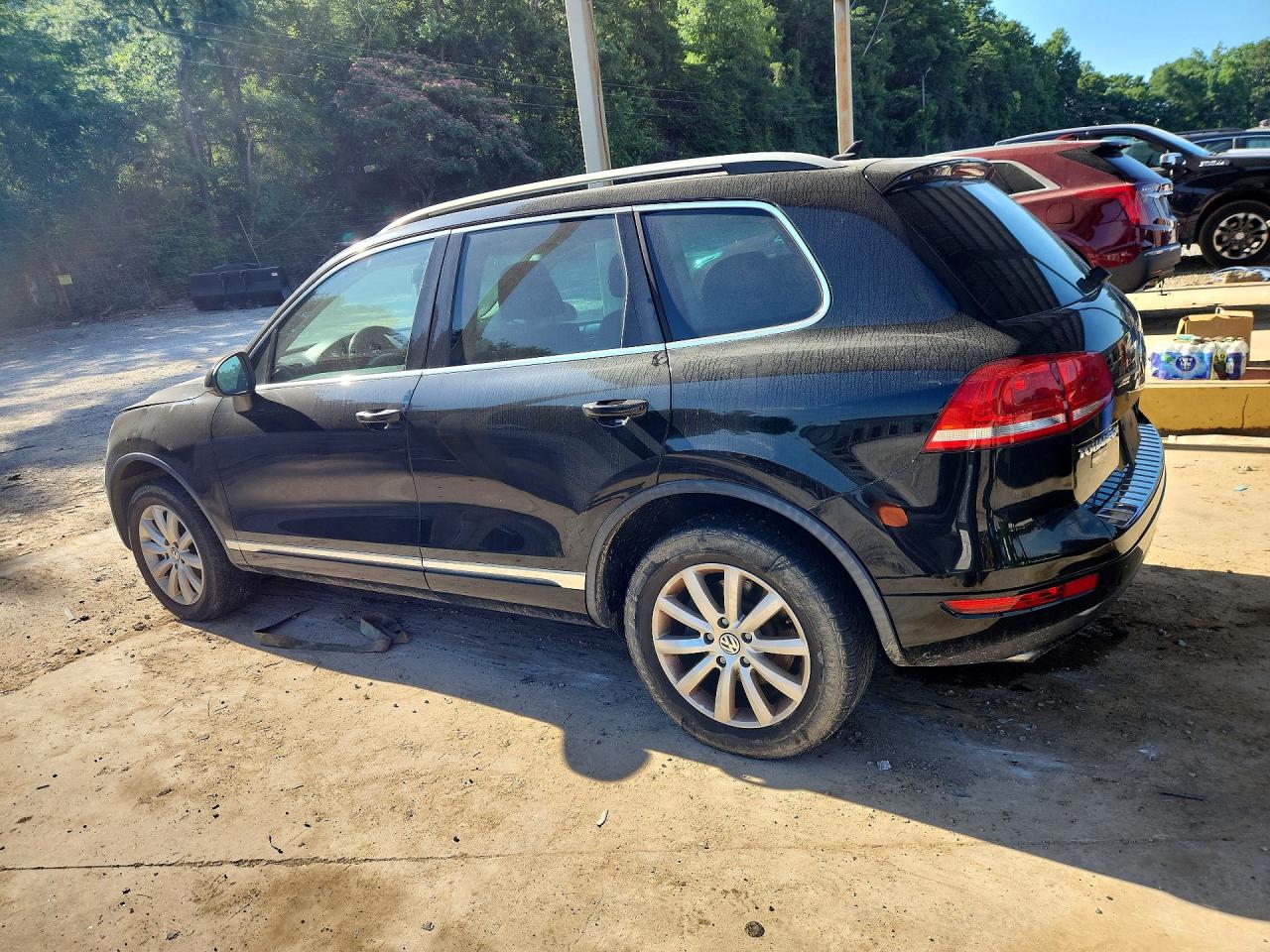 2012 Volkswagen Touareg V6 Black vin: WVGEF9BP0CD008157