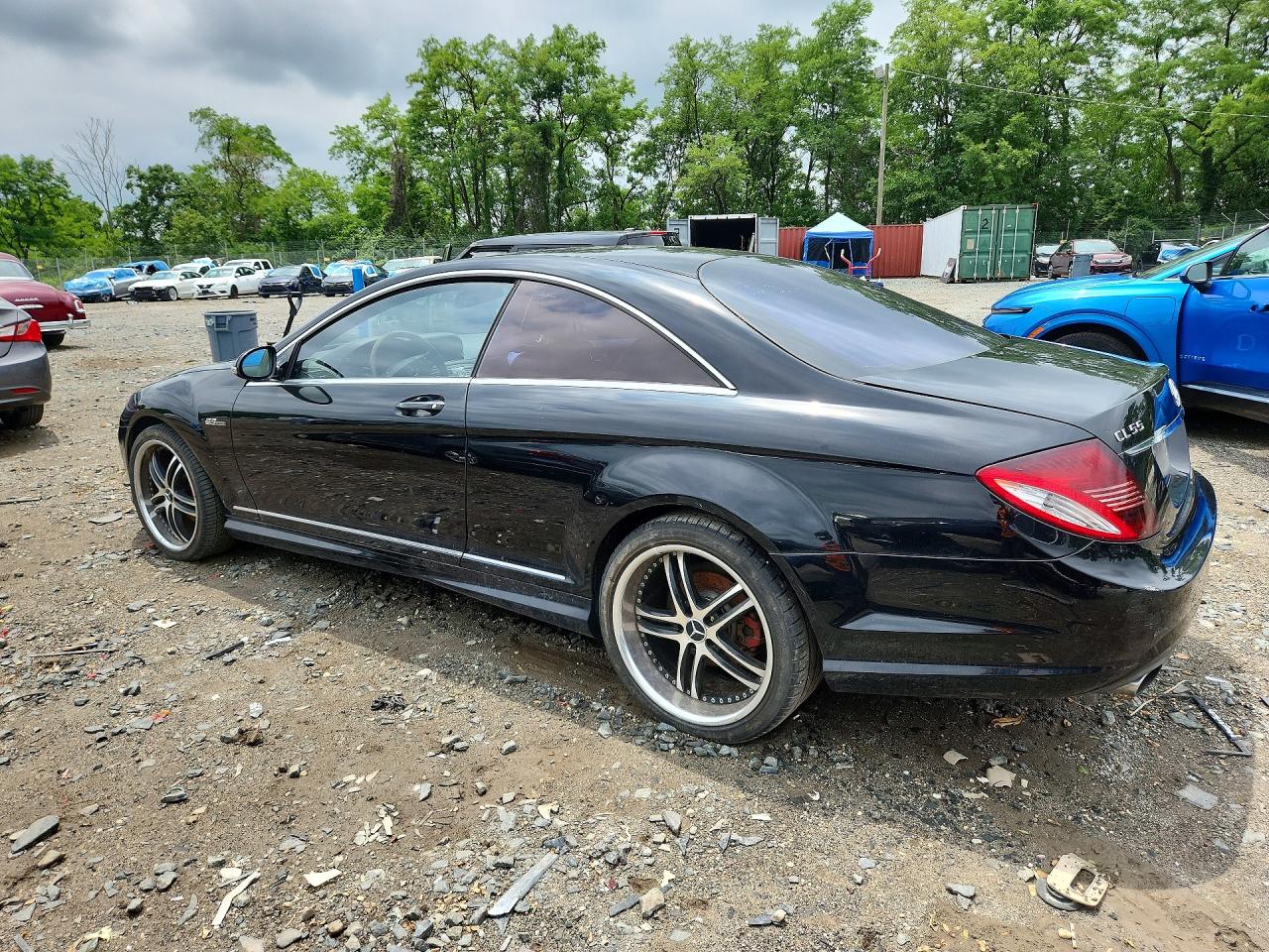 2007 Mercedes-benz Cl 550 Black vin: WDDEJ71XX7A006731