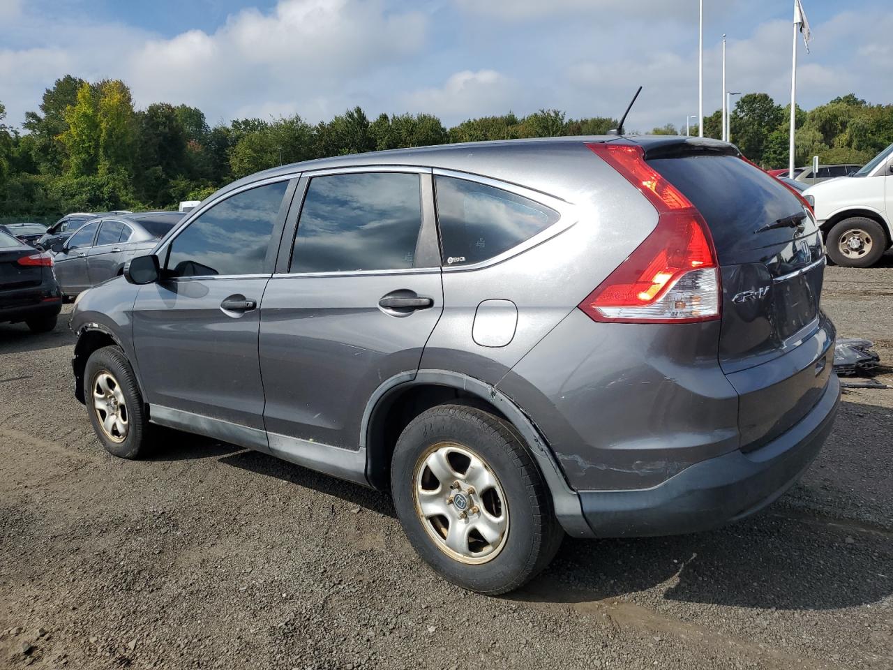 2012 Honda Cr-v Lx Gray vin: 2HKRM4H38CH620734