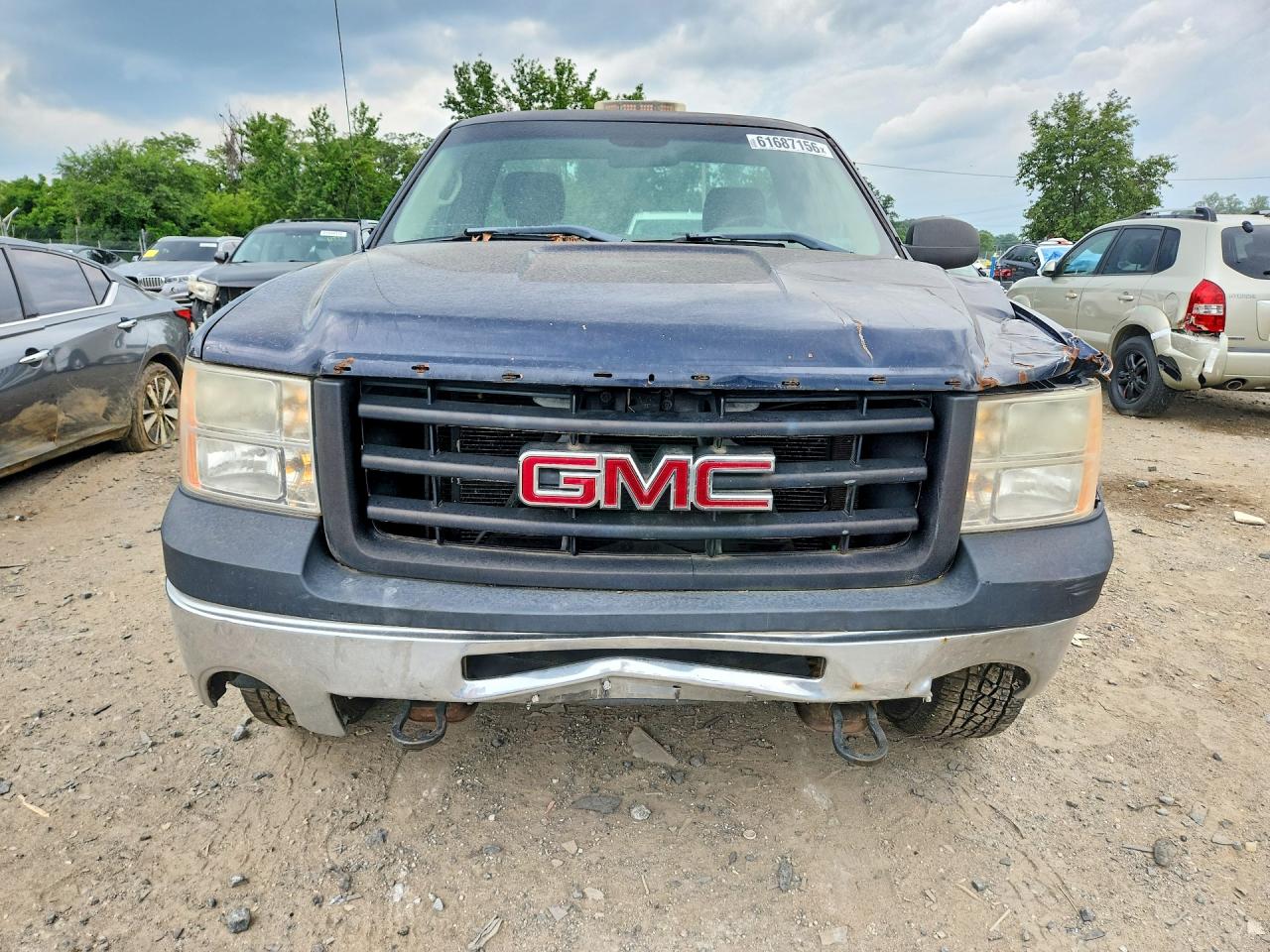 2012 Gmc Sierra K1500 Blue vin: 1GTN2TEX6CZ228561