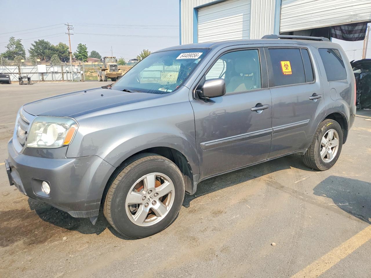 2011 Honda Pilot Exl Gray vin: 5FNYF4H58BB027282