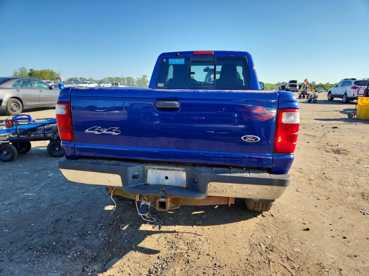 2004 Ford Ranger Super Cab Blue vin: 1FTYR15E04TA05495