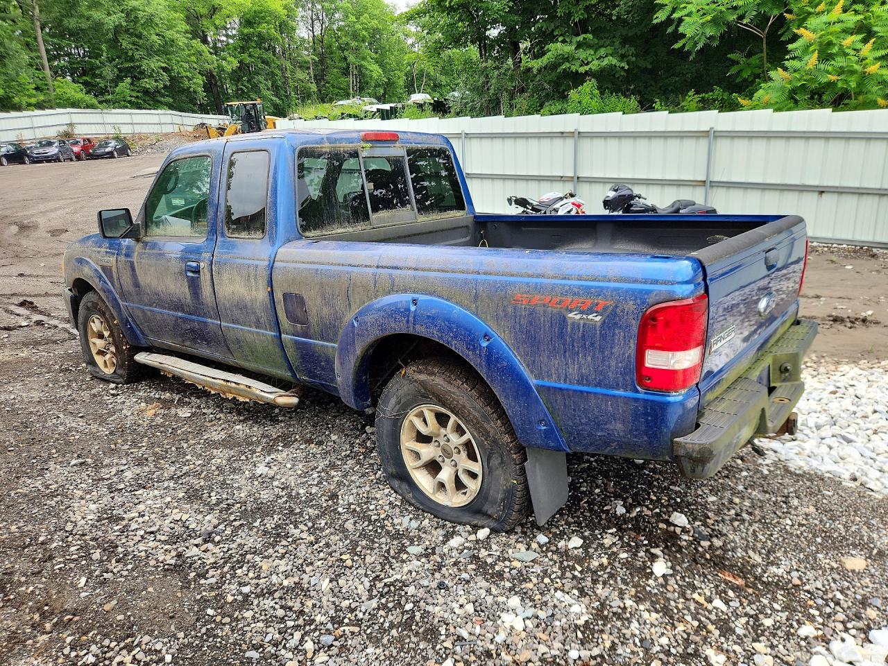 2007 Ford Ranger Super Cab Blue vin: 1FTZR15EX7PA69559
