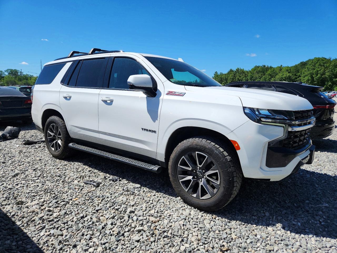2021 Chevrolet Tahoe K1500 Z71 White vin: 1GNSKPKD8MR105518