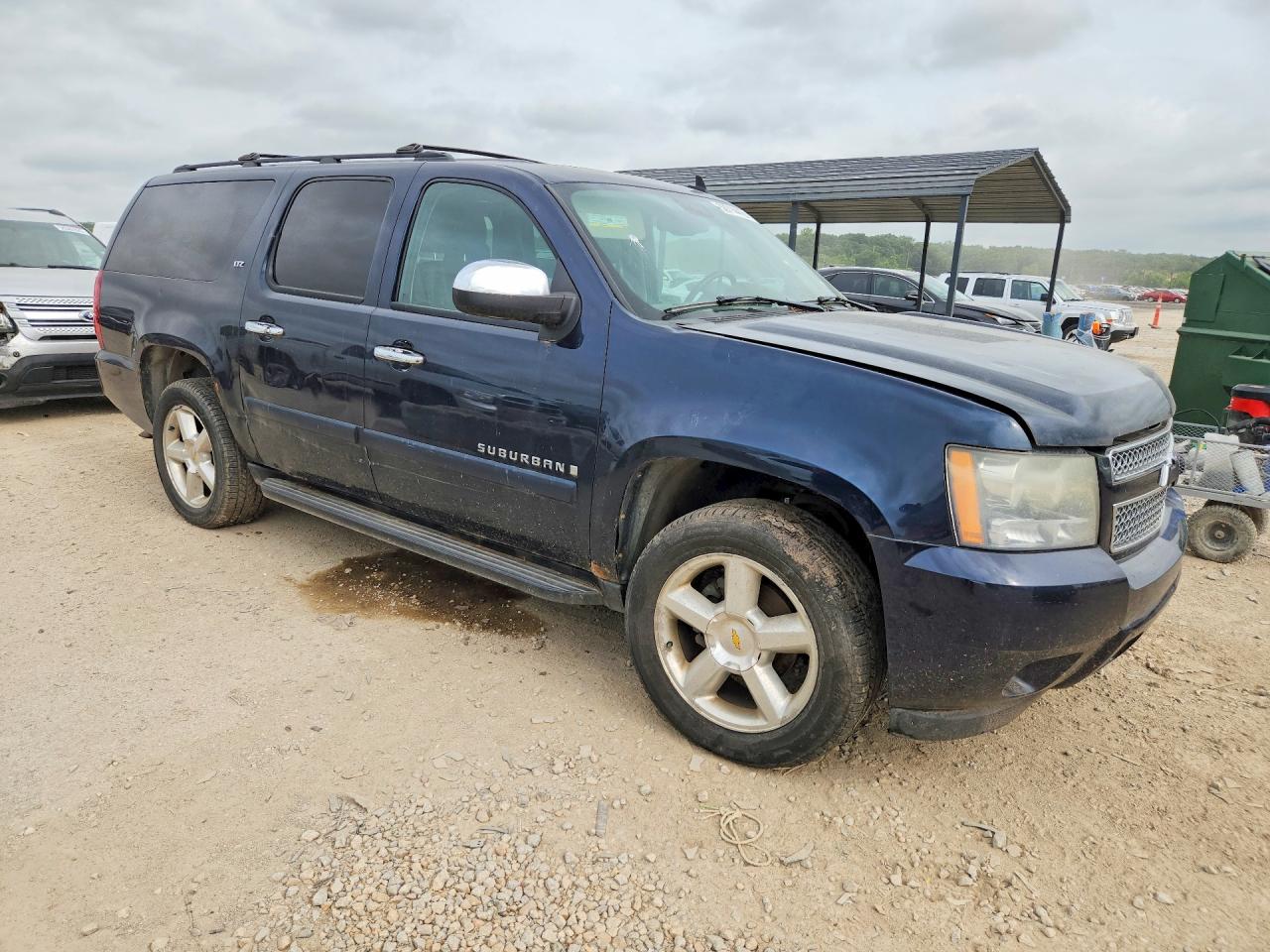 2008 Chevrolet Suburban K1500 Ls Blue vin: 3GNFK16328G157796