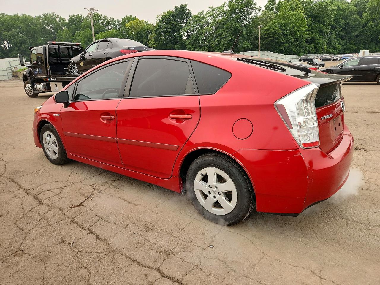 2010 Toyota Prius Iv Red vin: JTDKN3DU4A0050572