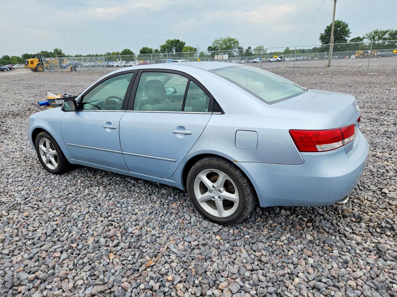 2007 Hyundai Sonata Se Blue vin: 5NPEU46F77H177784