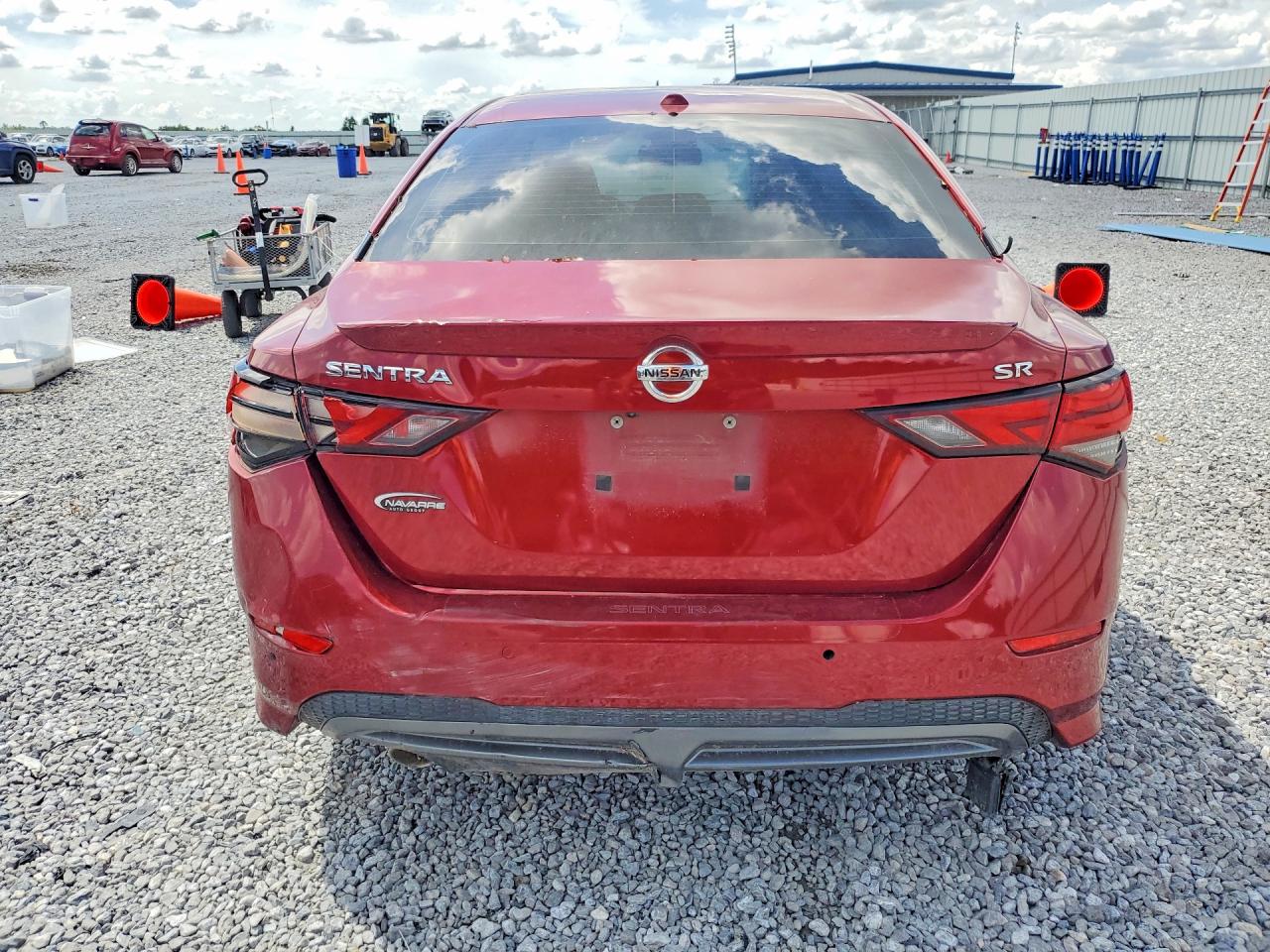 2021 Nissan Sentra Sr Red vin: 3N1AB8DV9MY307880