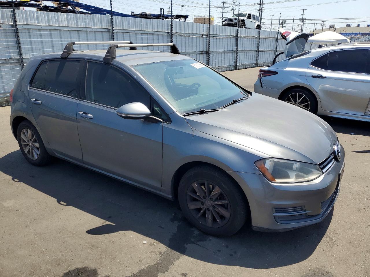 2015 Volkswagen Golf Серый vin: 3VW217AU6FM020286