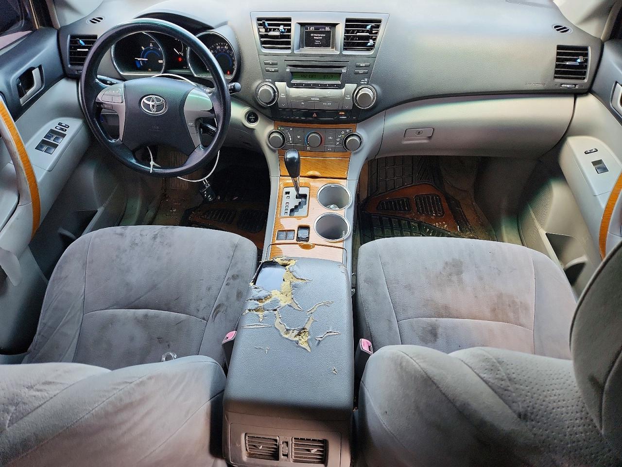 2008 Toyota Highlander Hybrid Blue vin: JTEEW41A482023974