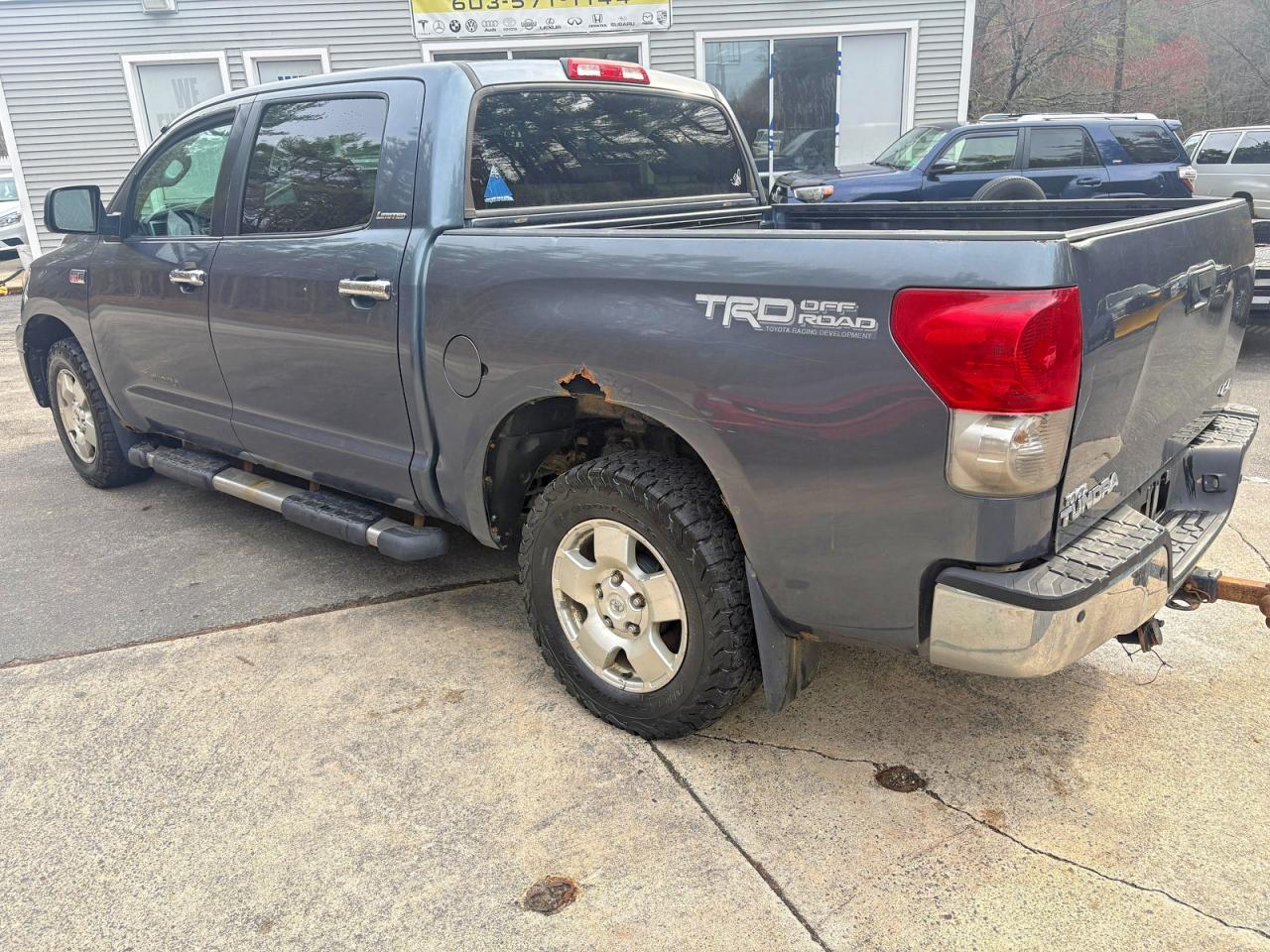 2008 Toyota Tundra Crewmax Limited Синий vin: 5TBDV58108S501145