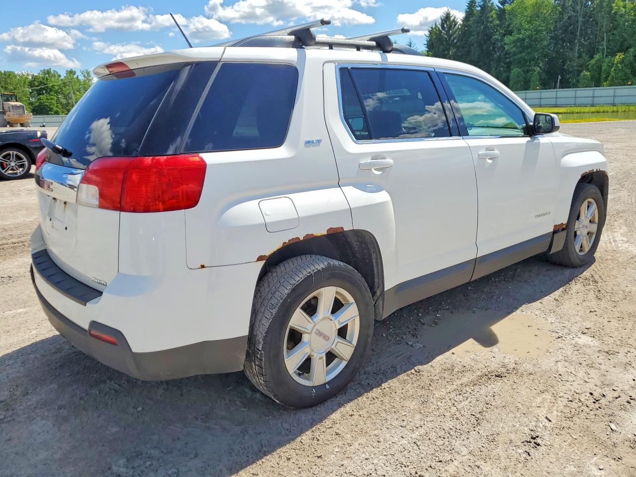 2013 Gmc Terrain Slt White vin: 2GKFLVEK0D6427804