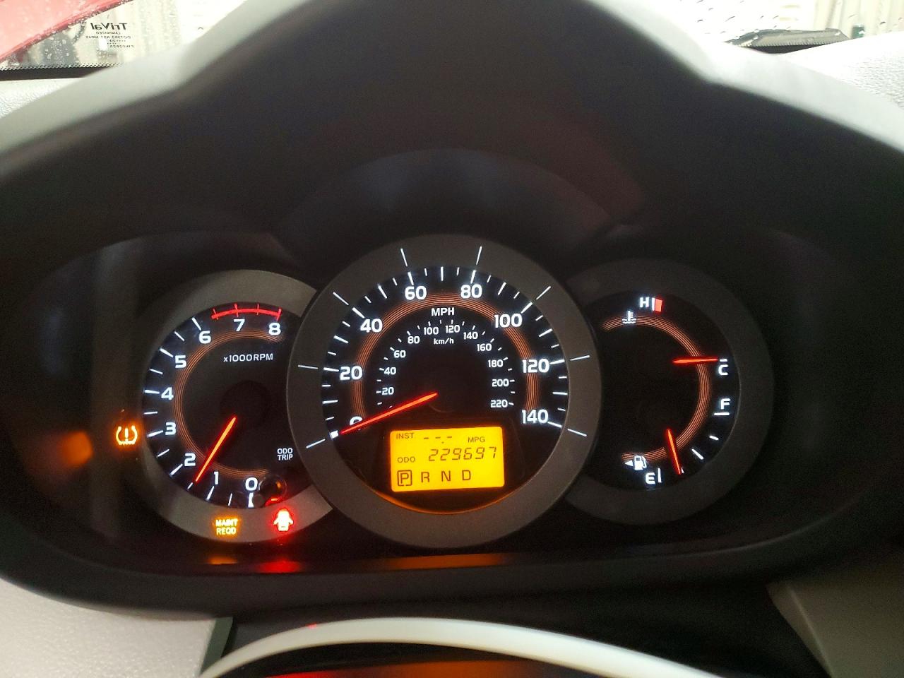 2010 Toyota Rav4 Base Red vin: JTMBF4DV7A5021856