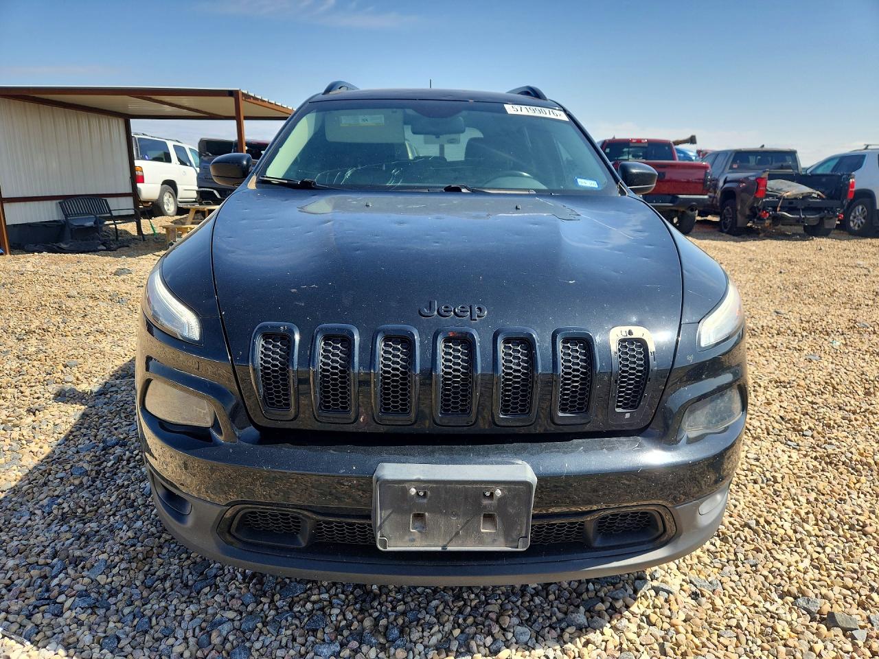 2018 Jeep Cherokee Latitude Black vin: 1C4PJLCB1JD542972