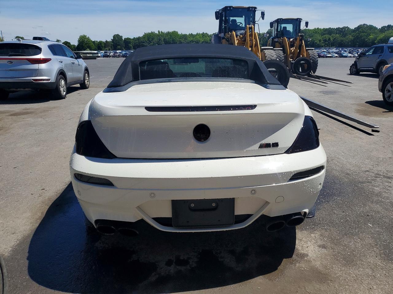 2008 Bmw M6 White vin: WBSEK93548CY79260