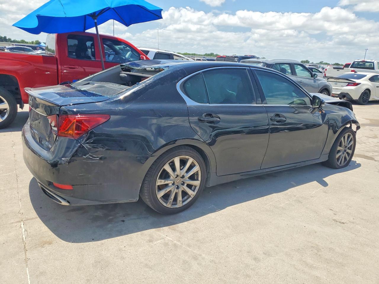 2014 Lexus Gs 350 Black vin: JTHBE1BL3E5043943