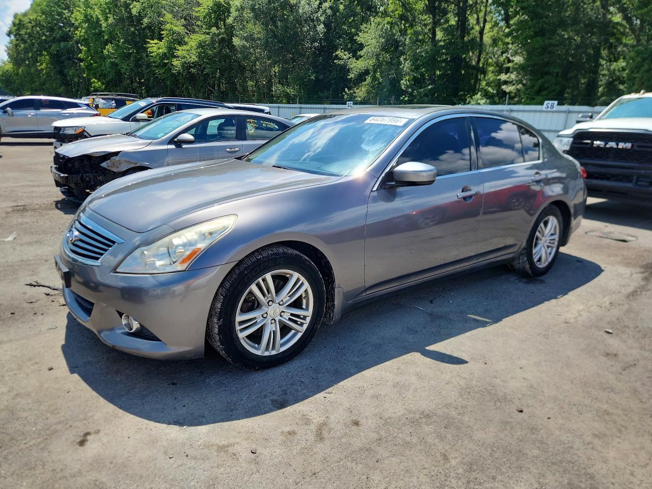 2012 Infiniti G37 Sedan X Gray vin: JN1CV6AR1CM679419