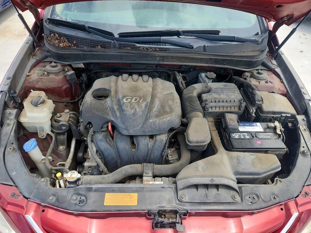 2013 Hyundai Sonata Gls Red vin: 5NPEB4AC0DH608352