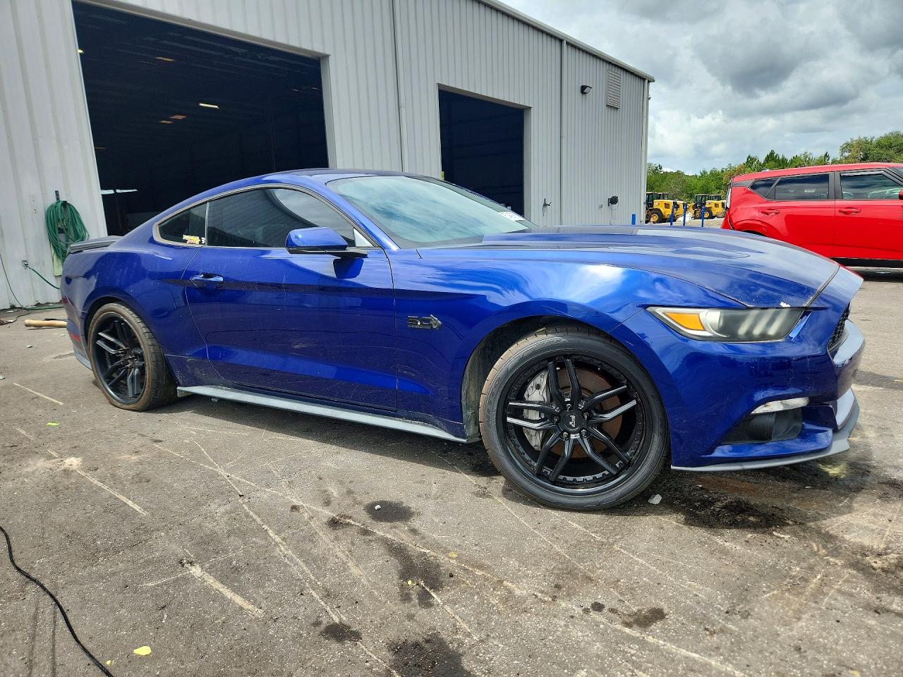 2015 Ford Mustang Gt Blue vin: 1FA6P8CF5F5344316