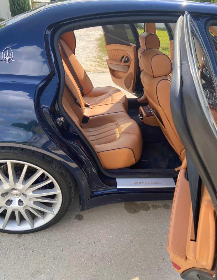 2011 Maserati Quattroporte S Blue vin: ZAM39JKAXB0059487