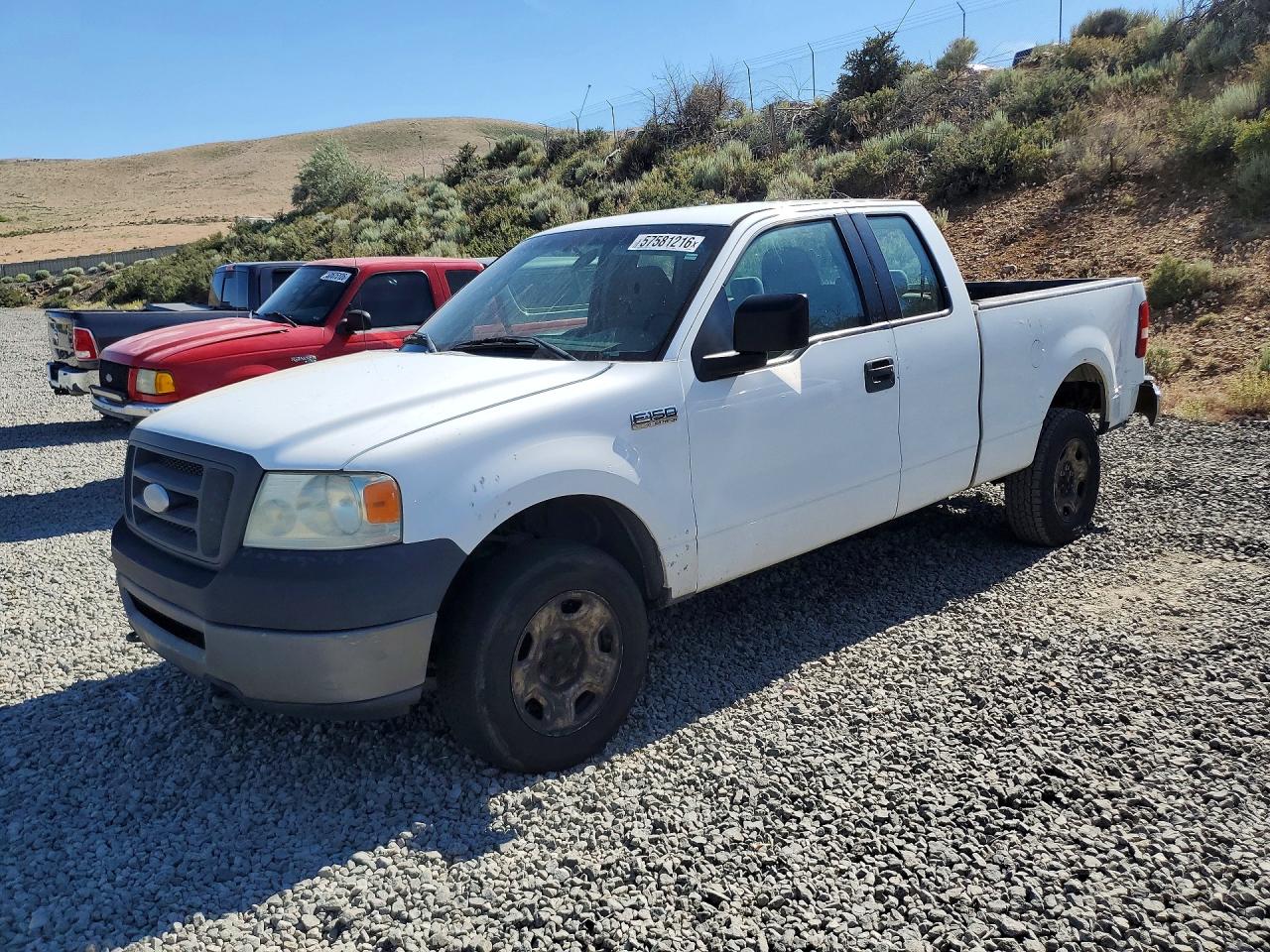 2006 Ford F150 White vin: 1FTPX14V46KD05827